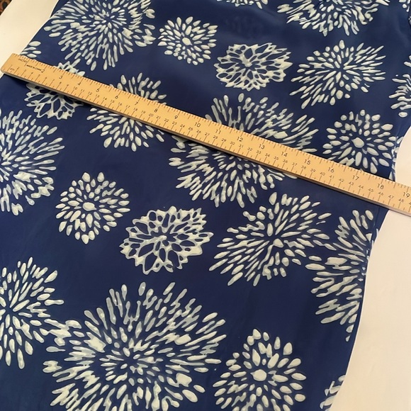 Sigrid Olsen Signature Dress Indigo Blue Print Dress - Picture 11 of 16